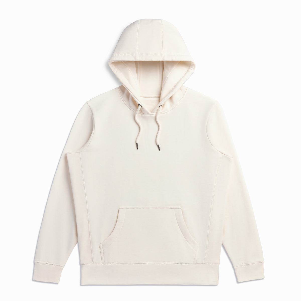 Premium Off-White Unisex Pullover Hoodie – Natural Comfort