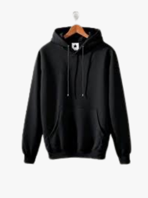 Premium Unisex Black Hoodie | Ultra-Soft Fleece Winter Sweatshirt