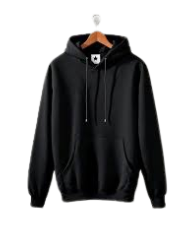 Premium Unisex Black Hoodie | Ultra-Soft Fleece Winter Sweatshirt